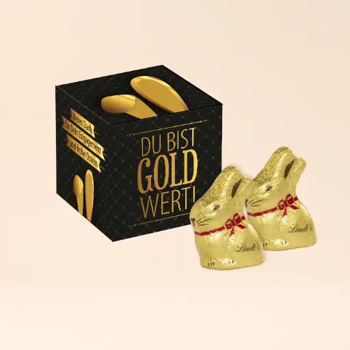 [WP13648] "Goldige Ostern" - Lindt Mini-Osterhase
