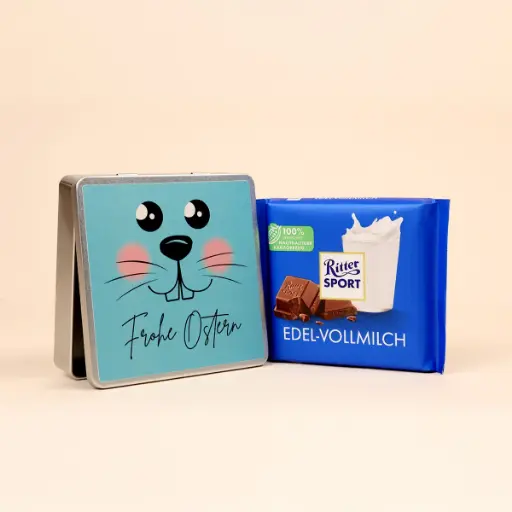 [WP13650] Geschenkdose "Frohe Ostern" - Ritter Sport