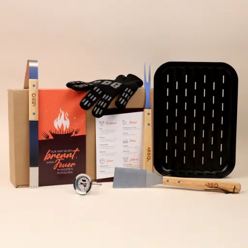 [WP13645] BBQ-Geschenkset "Feuer entfachen"