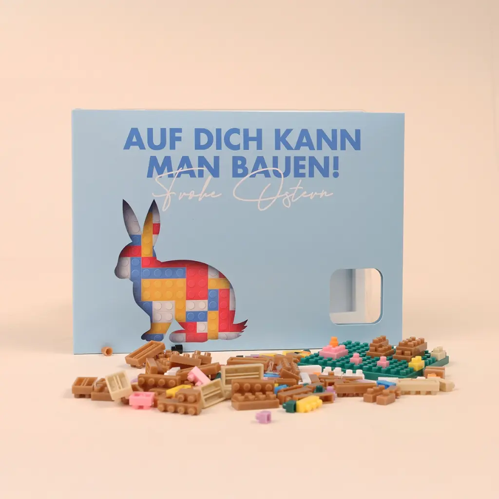 Oster-Baustein-Set "Auf Dich kann man bauen"