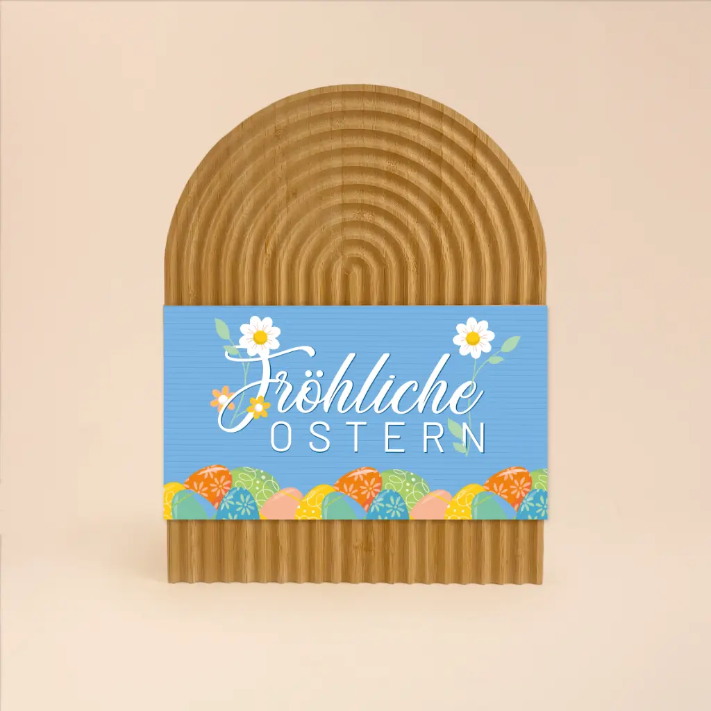 Schneidebrett "Fröhliche Ostern"
