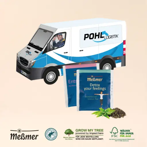 [91709] 3D Präsent "Transporter" mit Meßmer 