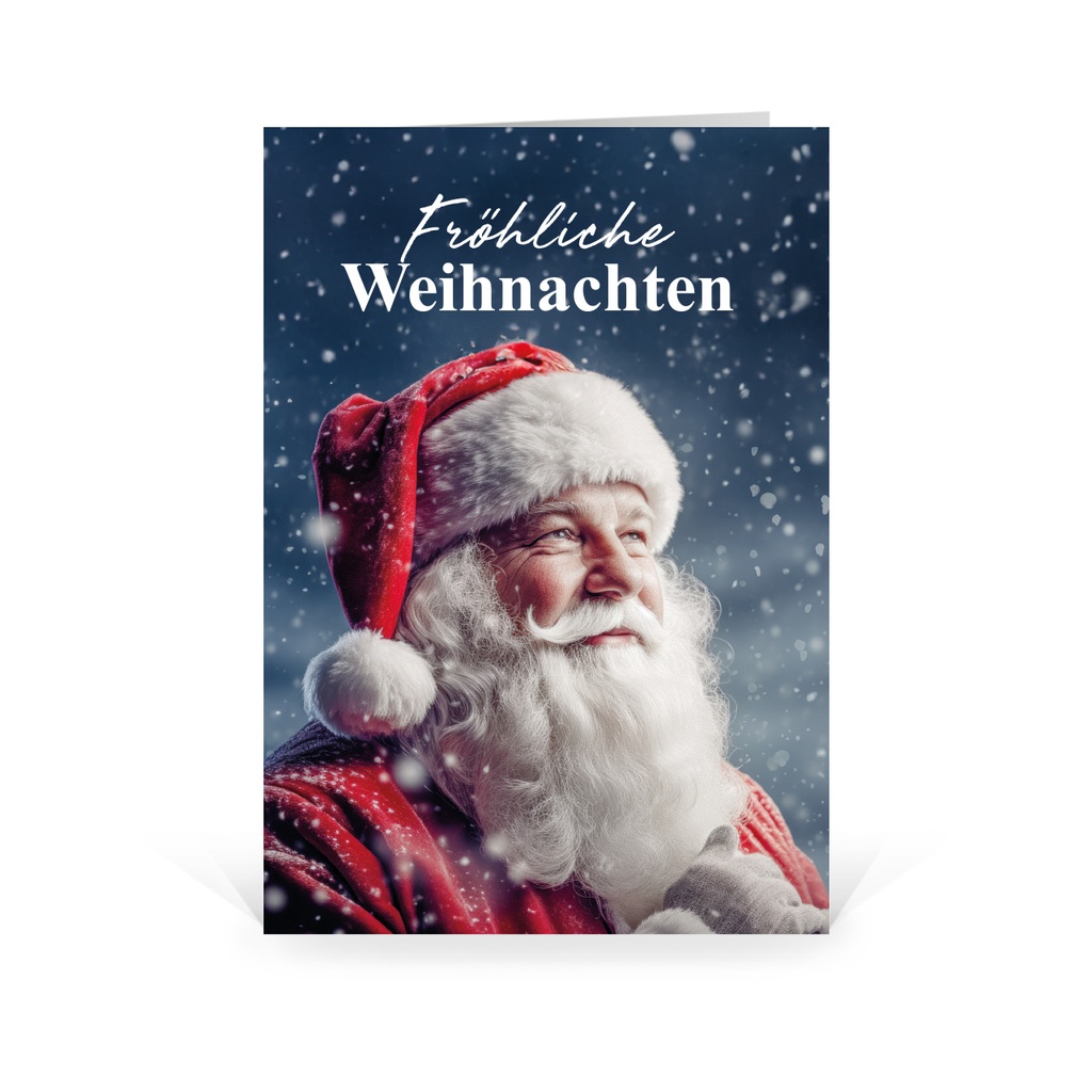 Grußkarte "Weihnachtsmann"