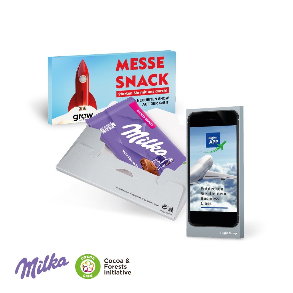 Schokoladentafel von Milka, 45 g 