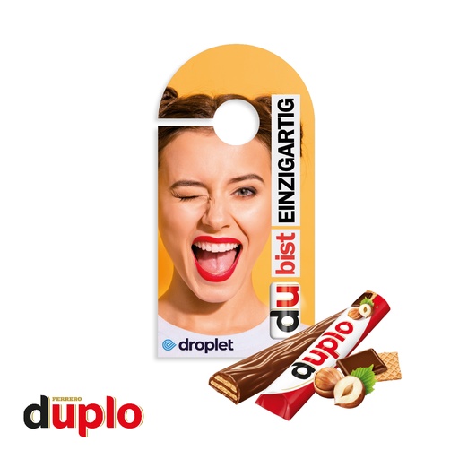 [91663] duplo Werbekarte "Türanhänger"