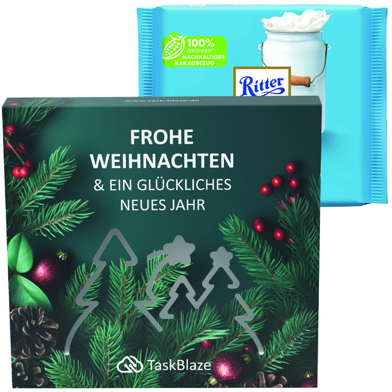 Präsentbox Premium "Wald" - Ritter SPORT Alpenmilch 