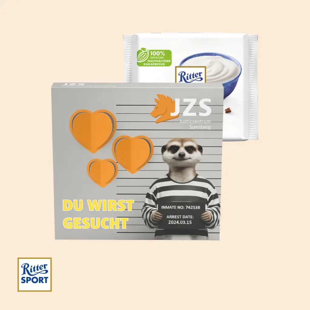 Präsentbox Premium "Herz" - Ritter SPORT Joghurt 