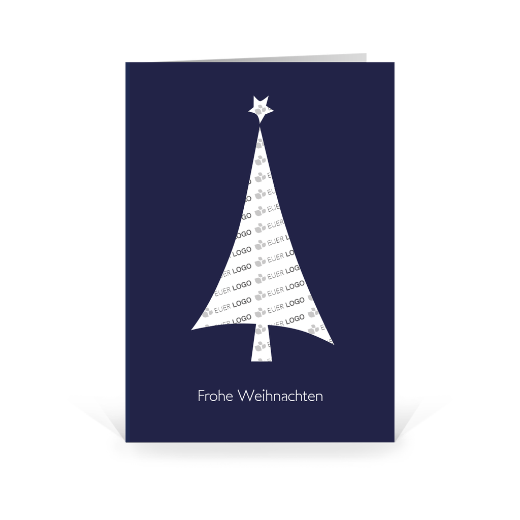 Karte: Schnittmuster - Tanne