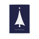 Karte: Schnittmuster - Tanne