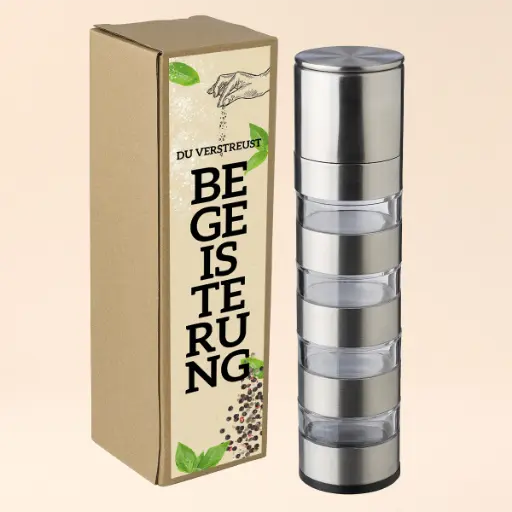 [WP13669] Gewürzmühle 4 in 1 "Du verstreust Begeisterung!"
