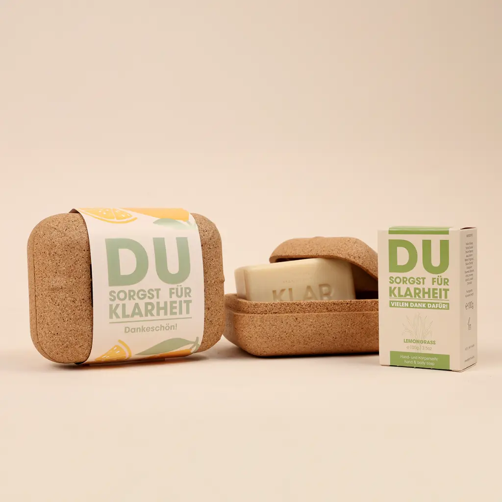 "Du sorgst für Klarheit" - Seife