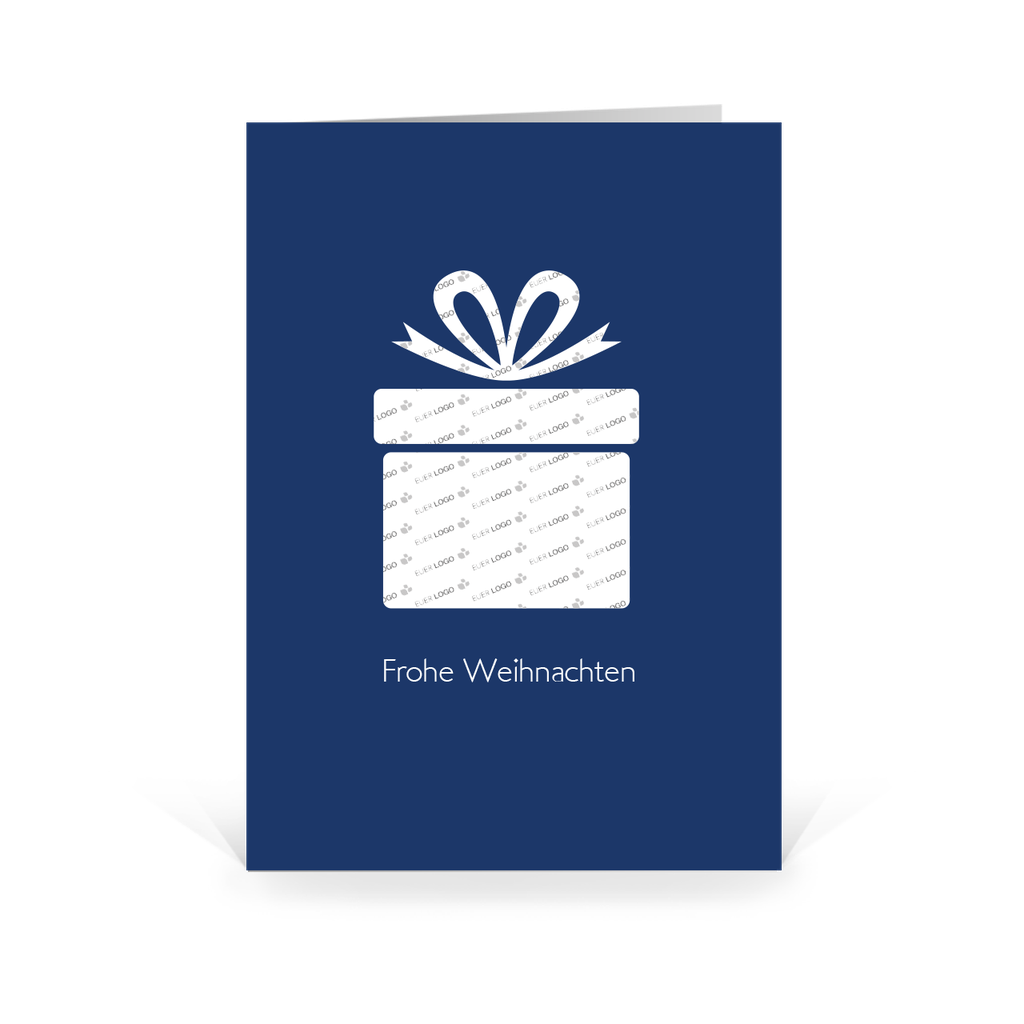 Karte: Schnittmuster - Geschenk