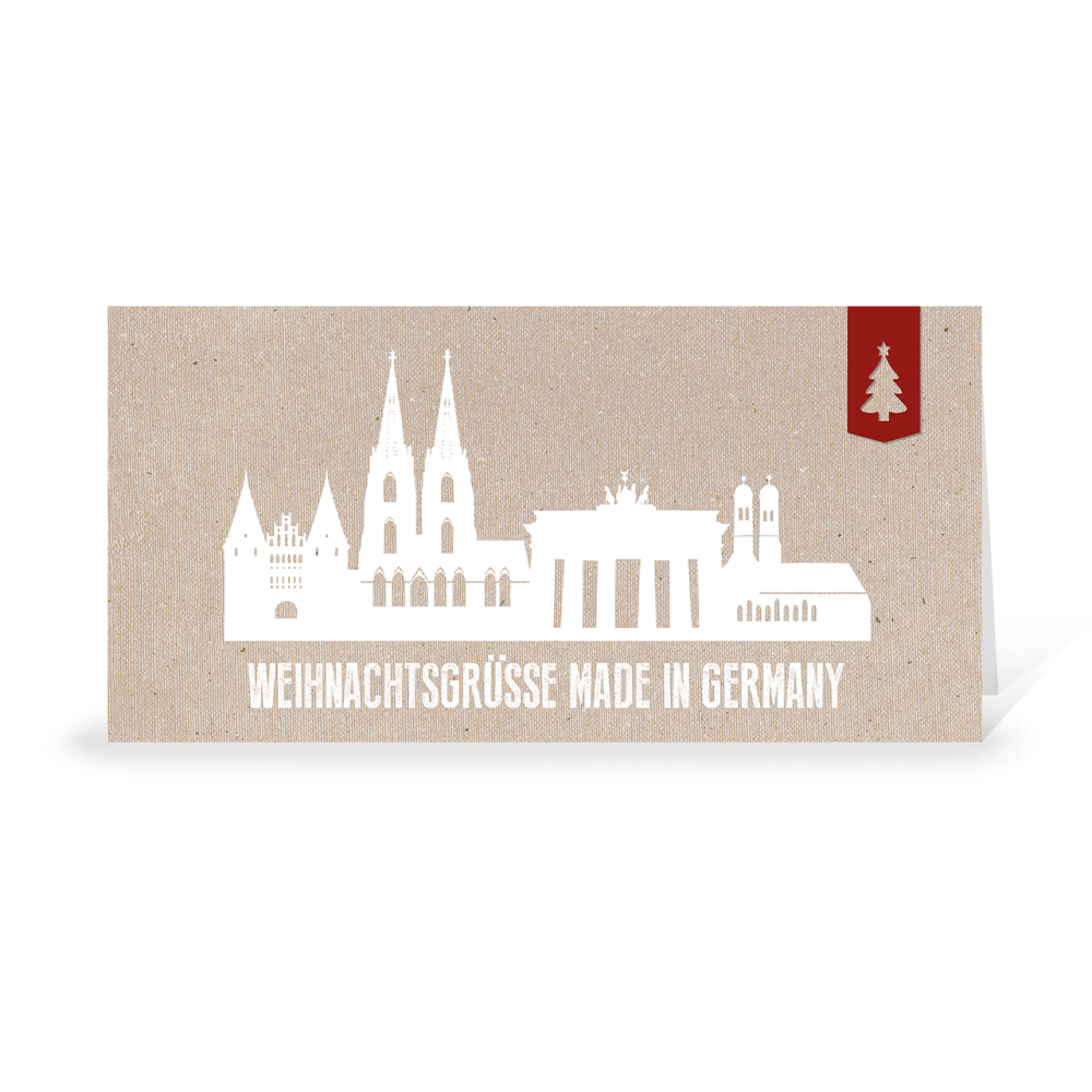 Karte: Skyline modern - Germany