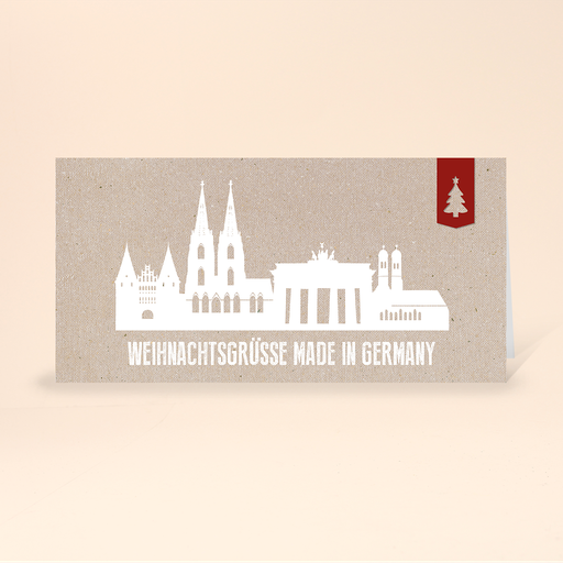 [WP10752] Karte: Skyline modern - Germany (Wir gestalten gratis für Dich)