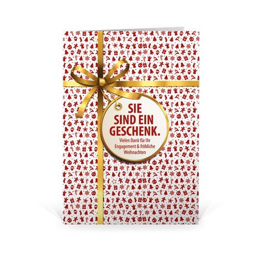 [WP11264] Karte: Sie sind ein Geschenk (Wir gestalten gratis für Dich)