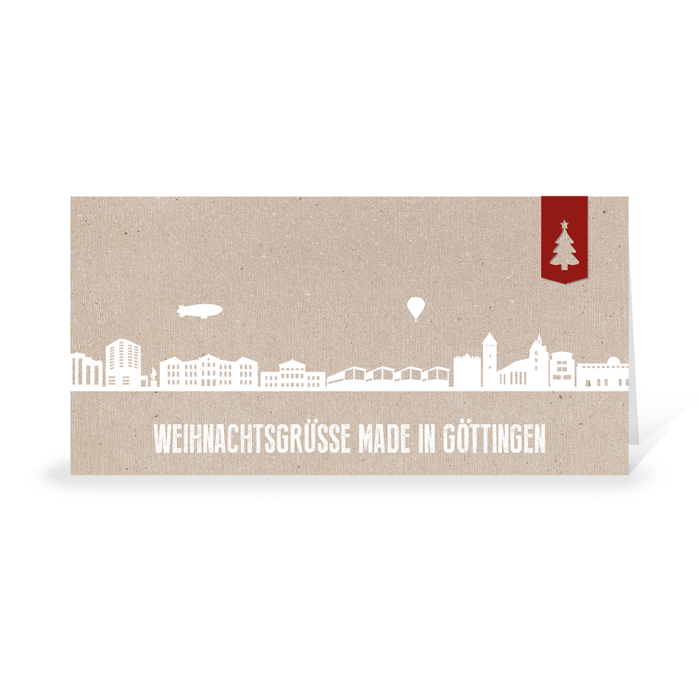 Karte: Skyline modern - Göttingen