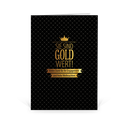 Karte: Sie sind Gold wert - Karte