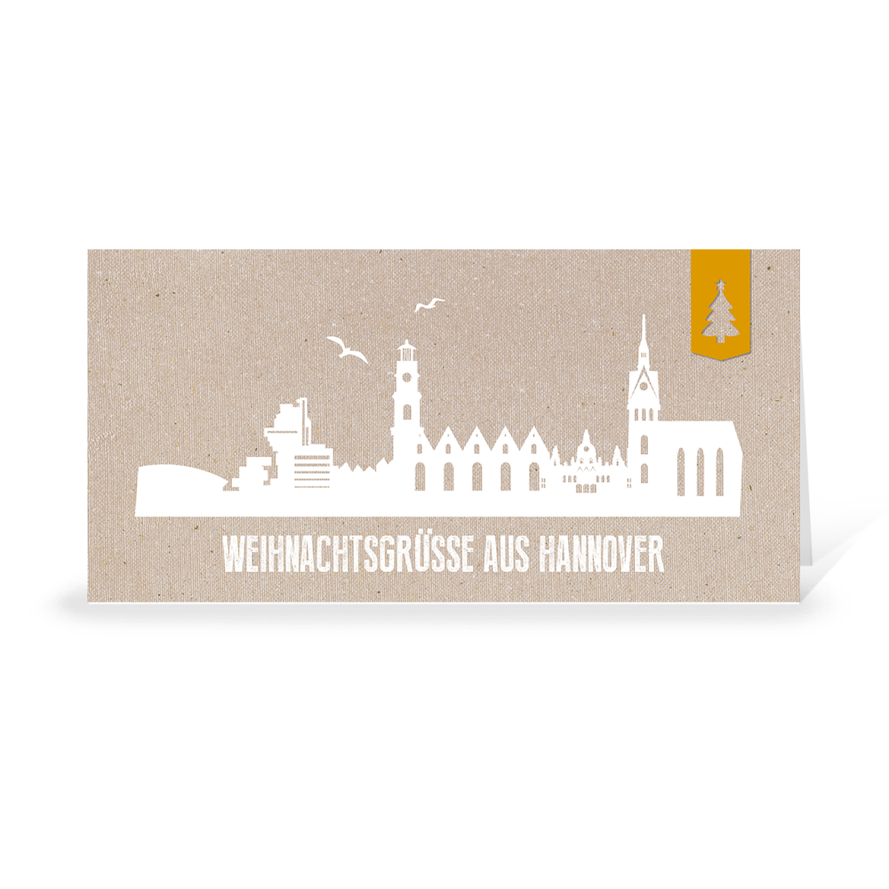 Karte: Skyline modern - Hannover