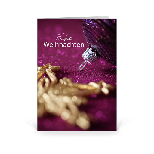 [WP2495] Karte: Purpur (Wir gestalten gratis für Dich)