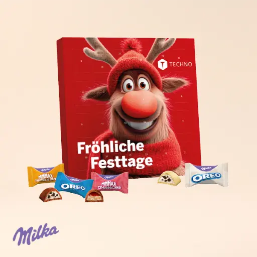 [95160] Tisch-Adventskalender Milka Favourites