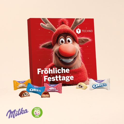 [95160] Tisch-Adventskalender Milka Favourites