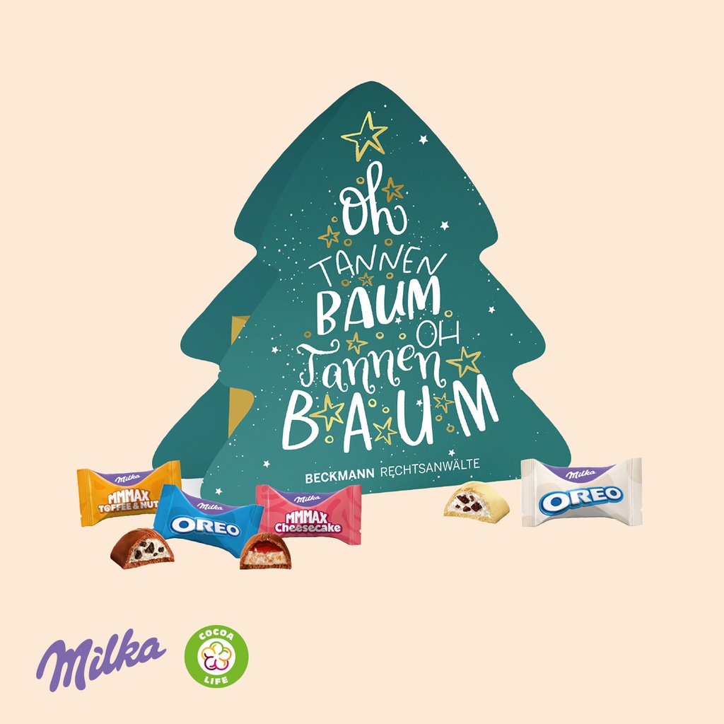 Weihnachtsbaum Milka „Favourites“ 
