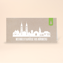 Karte: Skyline modern - Nürnberg