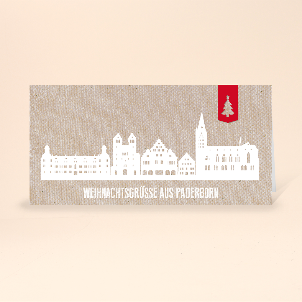 Karte: Skyline modern - Paderborn