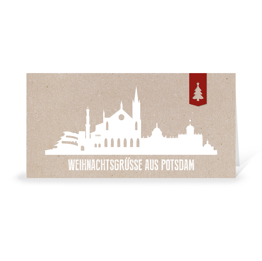 Karte: Skyline modern - Potsdam