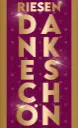 Motiv "Riesen Dankeschön"