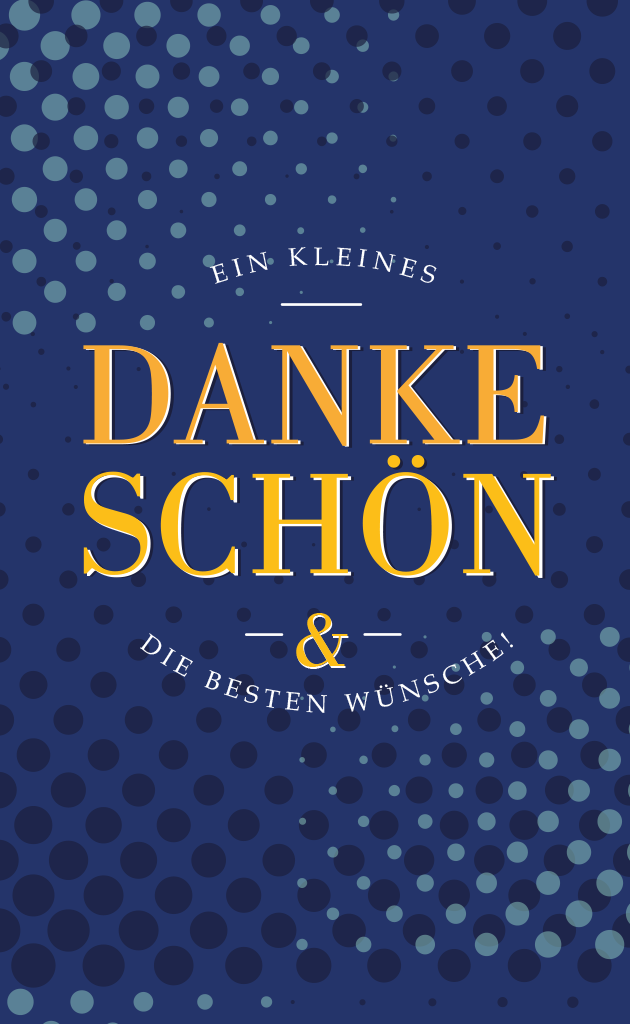 Motiv "Kleines Dankeschön"