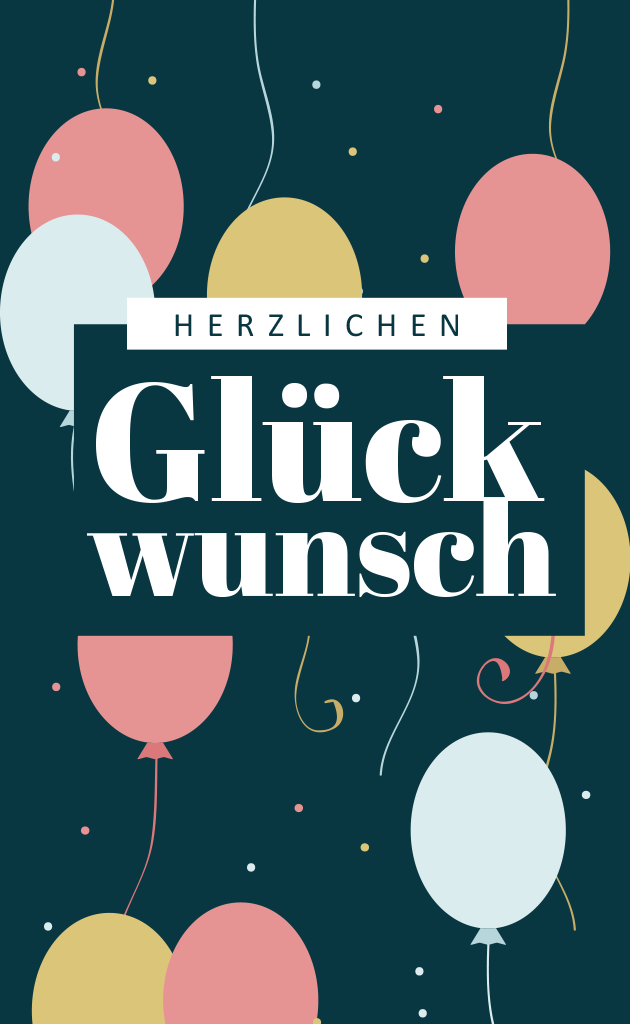 Motiv "Herzlichen Glückwunsch"