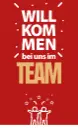 Motiv "Willkommen bei uns im Team"