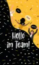 Motiv "Hello im Team"
