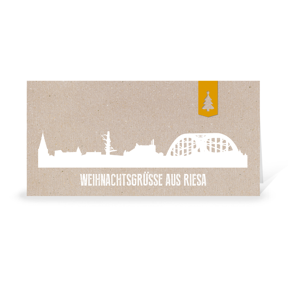 Karte: Skyline modern - Riesa