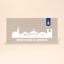 Karte: Skyline modern - Saarbrücken