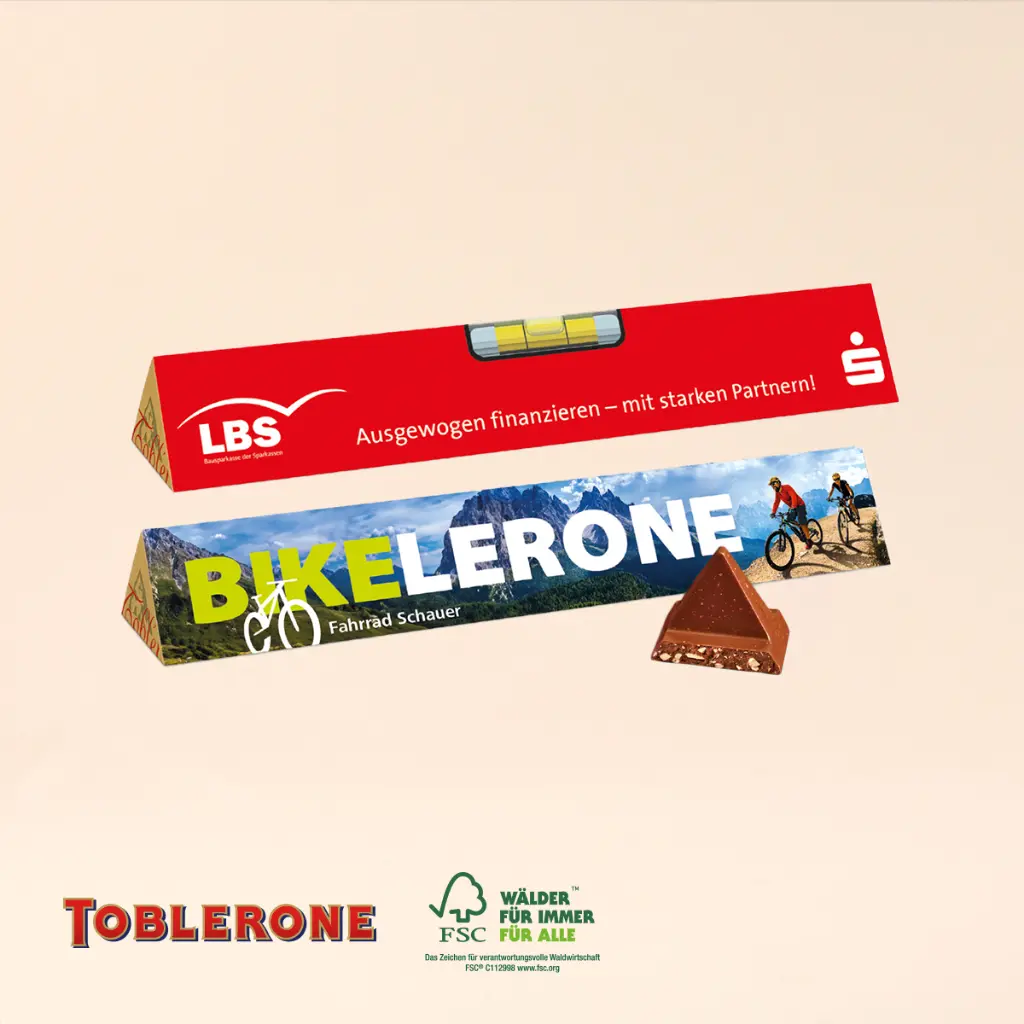 TOBLERONE Riegel im Werbeschuber, 100 g