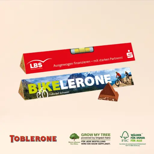 [91258] TOBLERONE Riegel im Werbeschuber, 100 g
