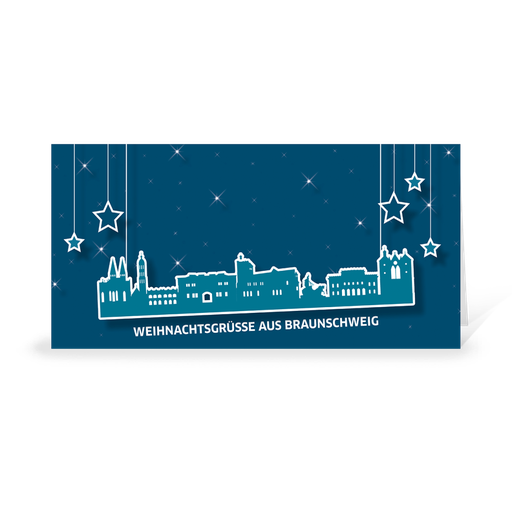 [WP10778] Karte: Skyline pop - Braunschweig (Wir gestalten gratis für Dich)