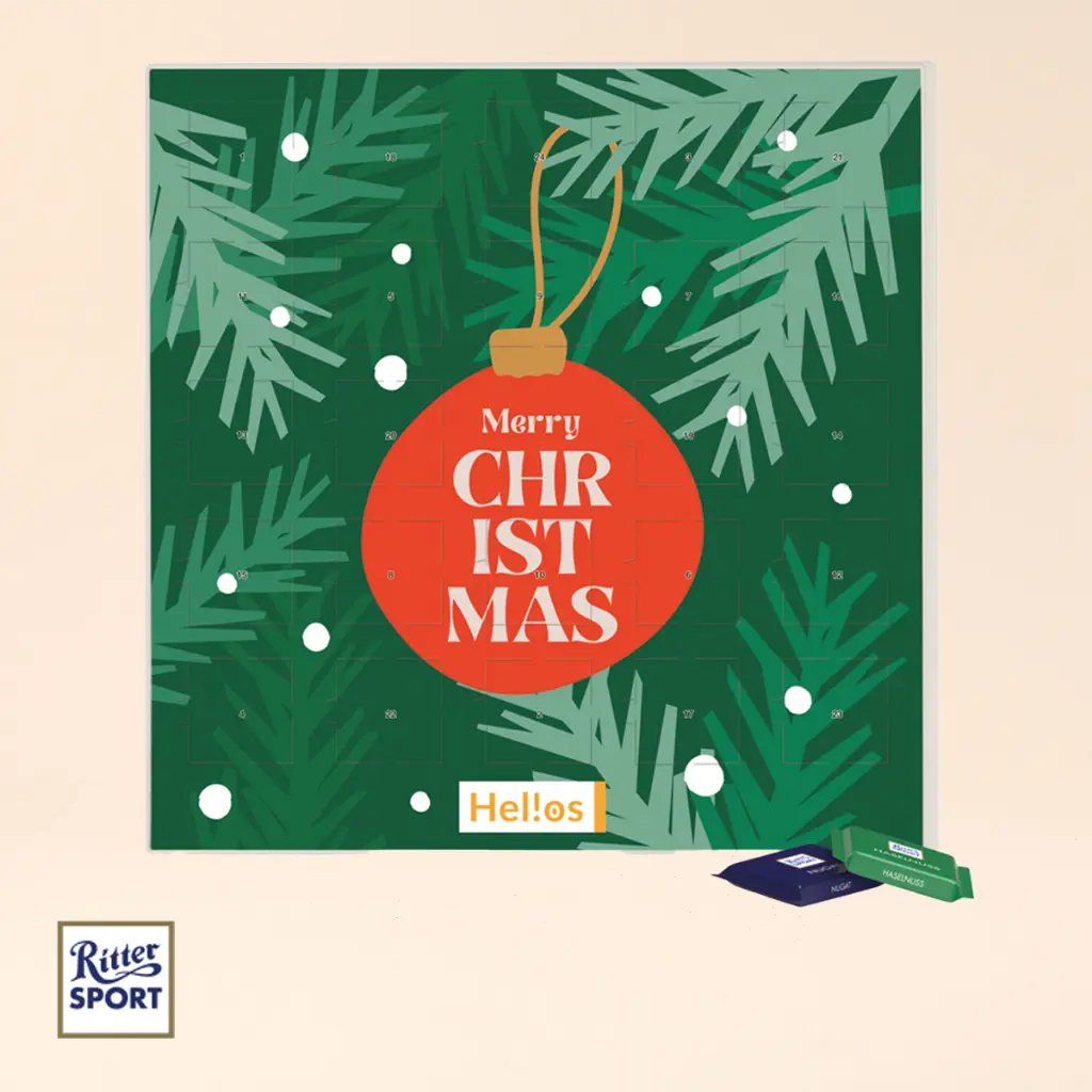Wand Adventskalender quadratisch, Ritter Sport