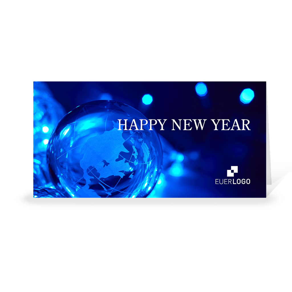 Karte: Globus - Lichterkette