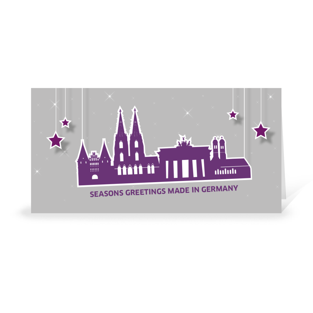 Karte: Skyline pop - Deutschland