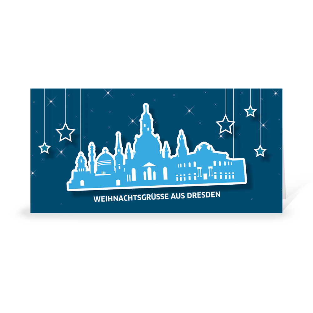 Karte: Skyline pop - Dresden