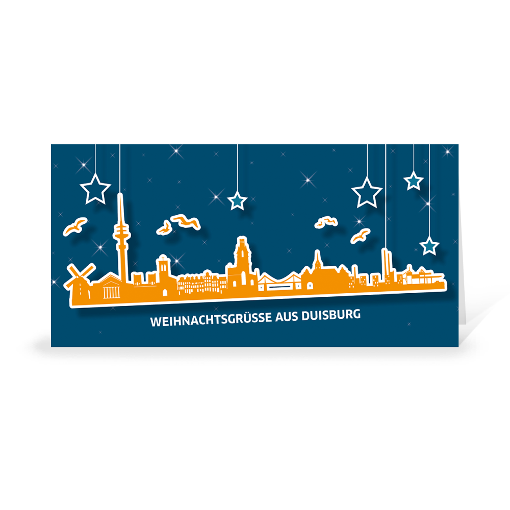 Karte: Skyline pop - Duisburg