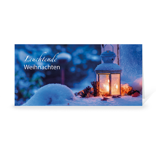 [WP2459] Karte: Leuchtende Weihnachten (Wir gestalten gratis für Dich)
