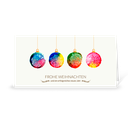 Karte: Aquarell - Kugeln