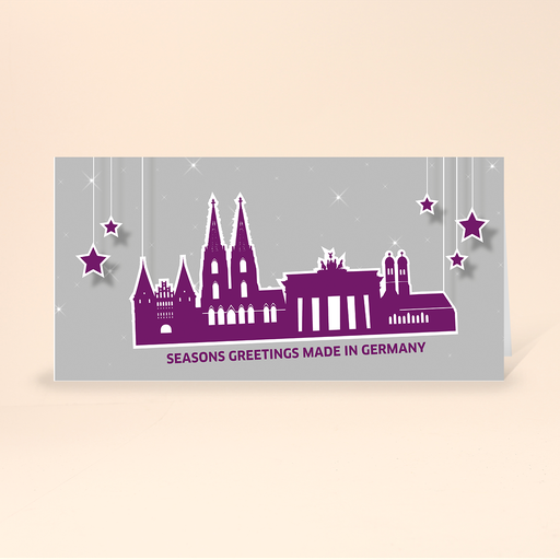 [WP10787] Karte: Skyline pop - Germany (Wir gestalten gratis für Dich)