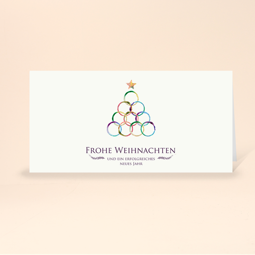 [WP2379] Karte: Aquarell - Weihnachtsbaum (Wir gestalten gratis für Dich)
