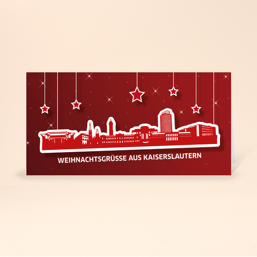 [WP10791] Karte: Skyline pop - Kaiserslautern (Wir gestalten gratis für Dich)