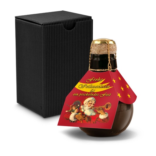 [2K1378] Kleinste Sektflasche - Weihnachtsgruß